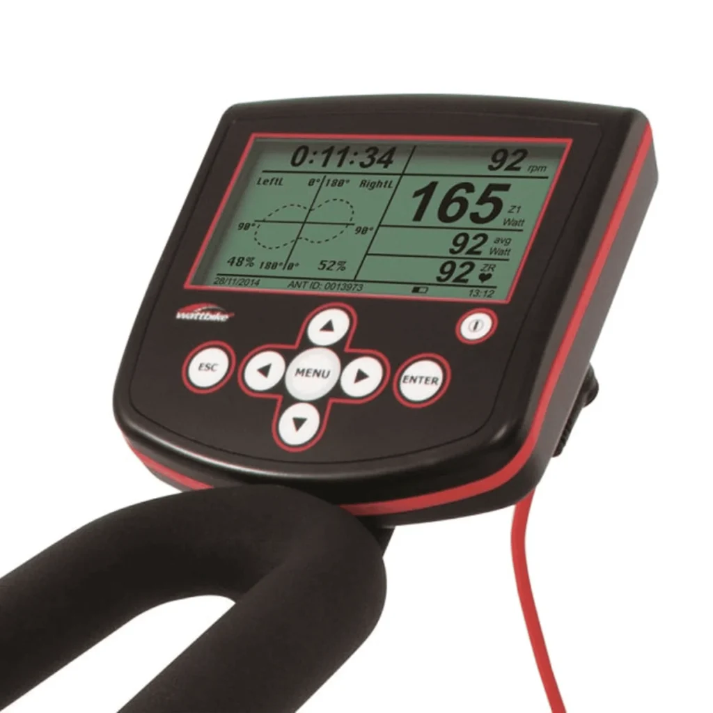 Monitor Display on a Wattbike