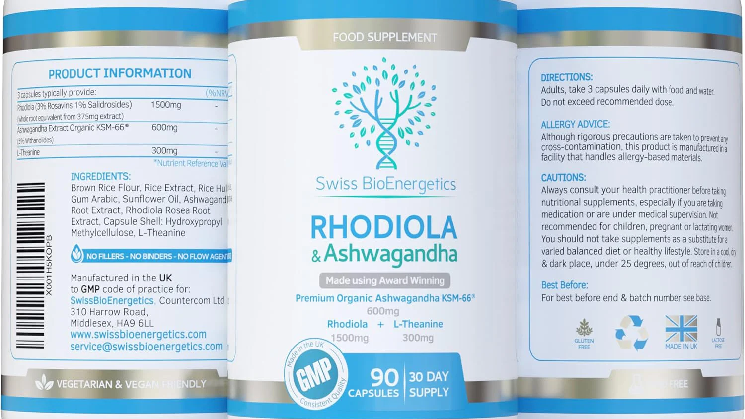 Rhodiola and Ashwagandha best Supplements